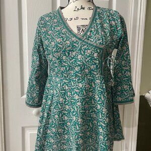 Bohemian mini dress Indian Summer21 by Gulap Chand Dress Size Medium